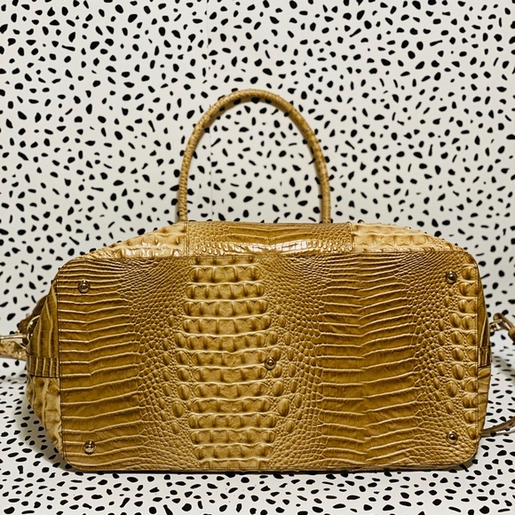 NWT BRAHMIN MelbourneCollection Crocodile TRVL Bag - Picture 4 of 9